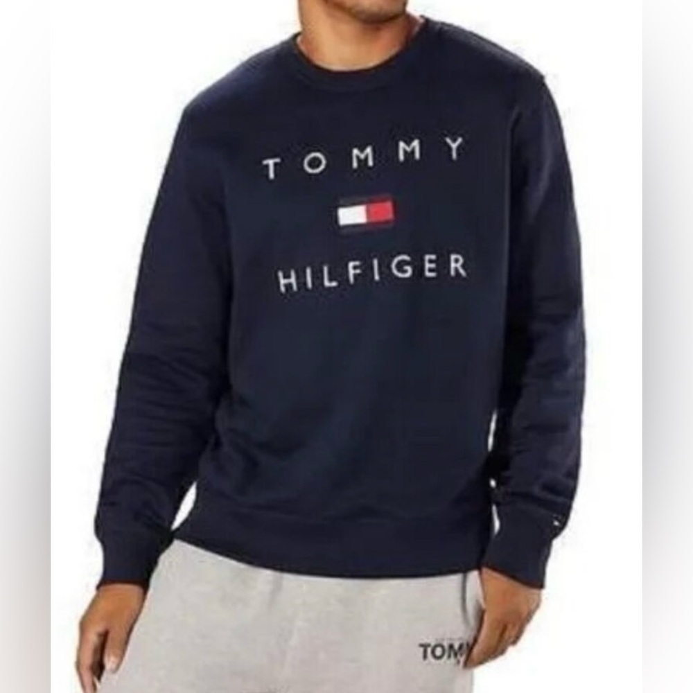 Tommy Hilfiger Vintage Embroidered Crewneck
Sweatshirt Size S Cotton